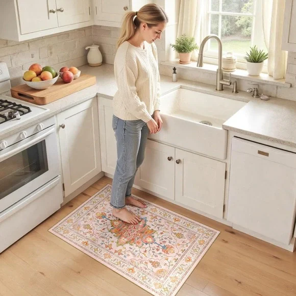 New- BOHO Area Rugs 2'x3' Kitchen Rugs Entry Rug Small Rug - Picture 2 of 6